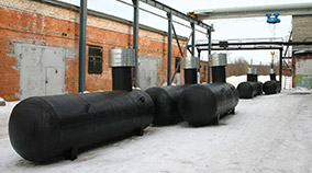 Подземные газгольдеры САНКТ-ПЕТЕРБУРГ. Горизонтальный газгольдер
